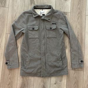 Ezekiel men’s Jacket grey herringbone peacoat